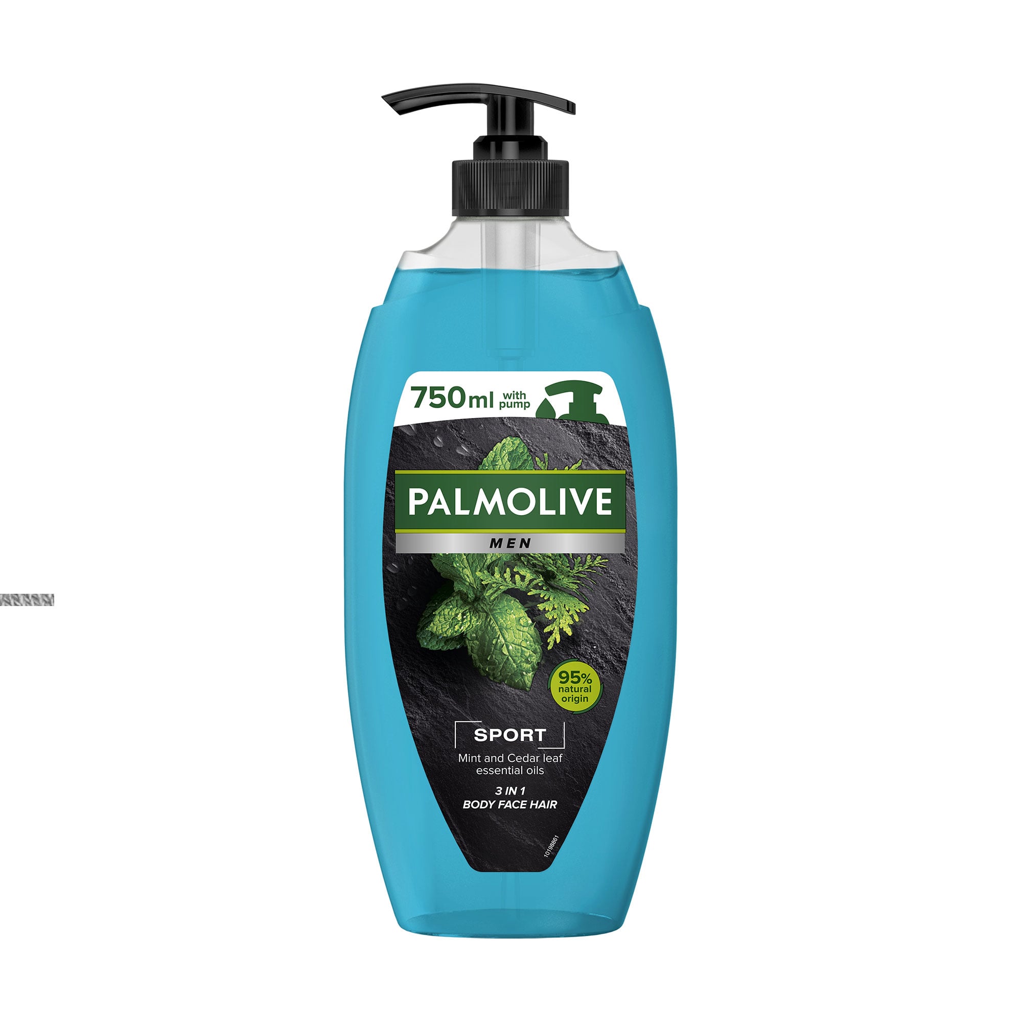 Чоловічий гель для душу Palmolive Men Sport Ефірні олії м'яти та листя кедра, 750 мл